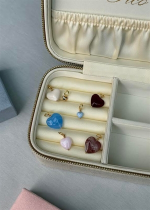 French grande heart pendant Boysenberry Pico 